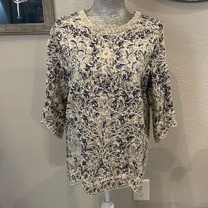 Solitare Blouse Stitched Floral‎ Medium